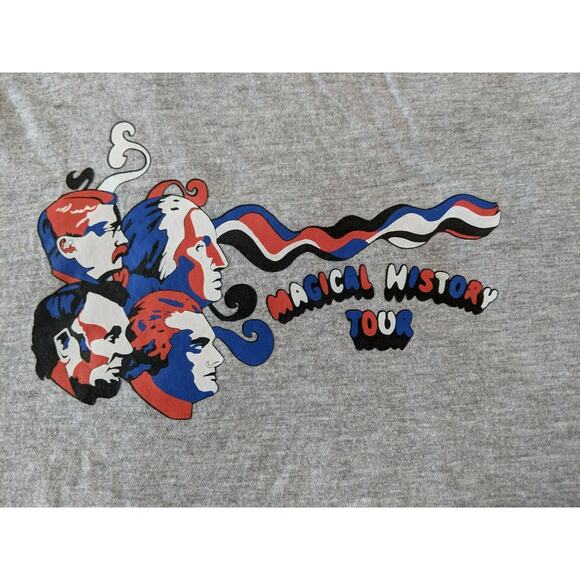 MAGICAL History Tour Presidents Tshirt Gray Size Small Short Sleeve - Picture 2 of 7